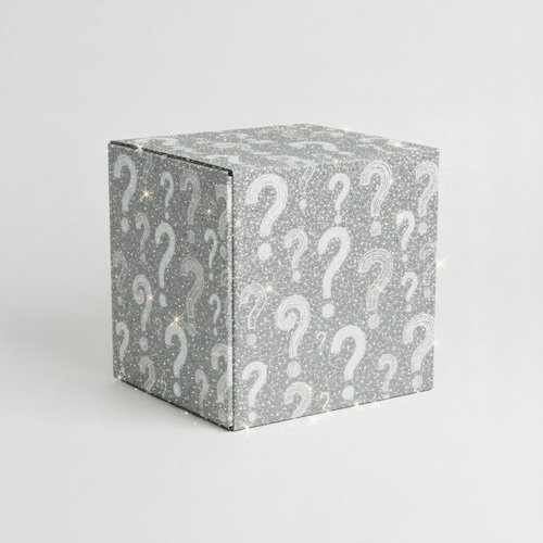 Silver Sparkly Mystery Box